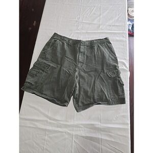 Mens Route 66 Shorts Comfortable Size 42‎ Hunter Green Cargo A3265